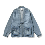 Washed Denim Kimono