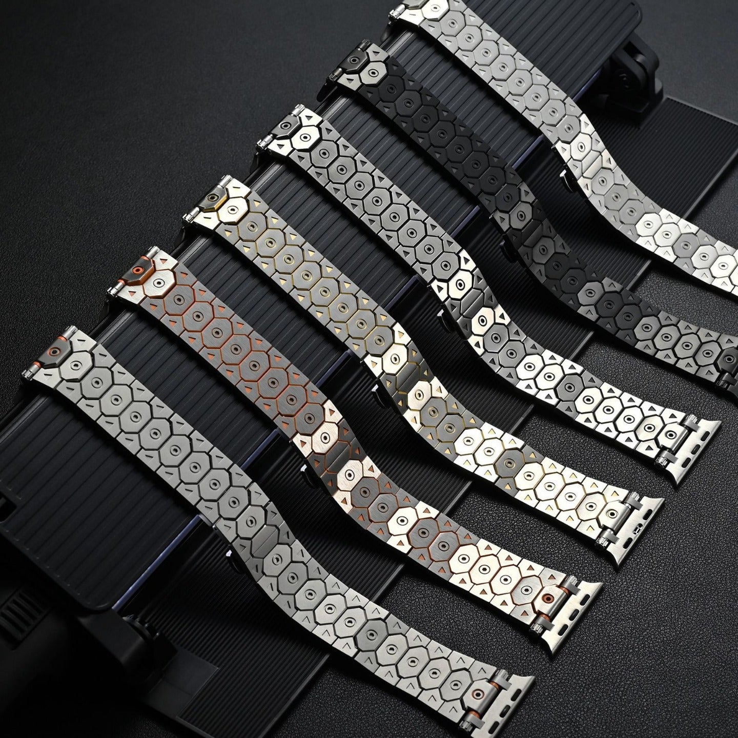 Vortex Steel Apple Watch Band