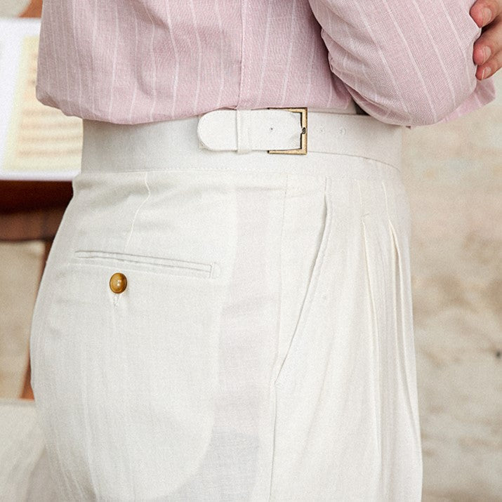 Exclusive Linen Vento Gurkha Pants